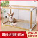 HOOOPET Dog Playpen Fence Dog Cage Medium Large Dog Crate Indoor Toilet Border Animal Pet Fence