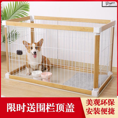 HOOOPET Dog Playpen Fence Dog Cage Medium Large Dog Crate Indoor Toilet Border Animal Pet Fence