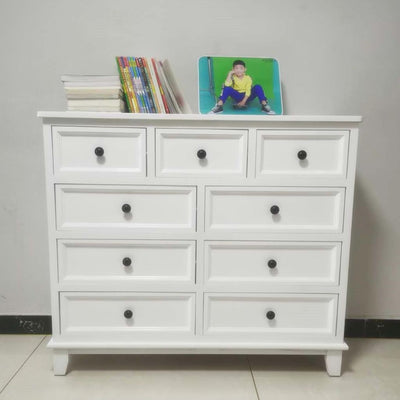 Chest of Drawers Special Price Economical White Solid Wood Modern Simple Large Capacity Nordic