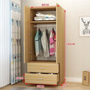 Wardrobe Simple Modern Self-assembly Storage Dormitory Board Wooden Children's Cabinet Bedroom with