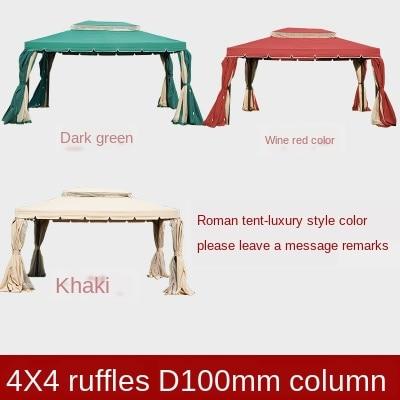 Sunshade Courtyard Roman Tent Umbrella Outdoor Canopy Rain-proof Stall Yurt Large Shed