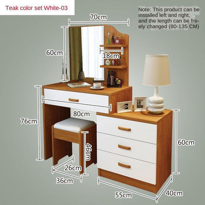 Multifunctional Dresser Bedroom Small Apartment Mini Modern Simple Tv Cabinet Dressing Table