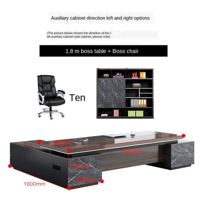 Boss Table Big Class Table Simple Modern Atmosphere President Table Director Table Office Furniture