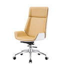 Nordic Office Chair 360°rotating And Lifting Leather Office Chair Reclining Aluminum Alloy Tripod