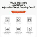 Desiny Height Adjustable Table RGB Gaming Table Standing Desk Computer Table Home Living Furniture