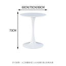 Nordic Solid Wood Dining Table Household Coffee Table White Balcony Non Slip Round Table Dining