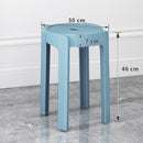 【Buy 3 Get 1 Free】Simple Plastic Stool Japanese Style Dining Stool Living Room Use | Dining Stools/