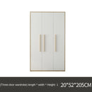 Nordic Wardrobe Simple Modern Economy Assembly Two-door Board Simple Custom Small Bedroom Wardrobe