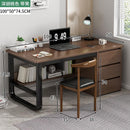 Computer Desk With Drawer Storage Writing Table For Home Office Study Desk Chair Set Solid Wood Desk