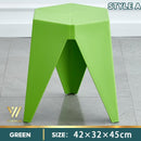 【BUY 3 GET 1 FREE】Stackable Small Stool Durable Solid Color Plastic Stool Thickened Dining Chair