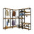 New Bedroom Rack Floor Coat Room Corner Open Simple Iron Hanger Wooden Hanging Wardrobe Combination