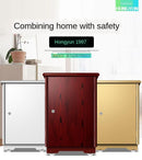 Safe Box, Household Fixed Safe, Fireproof Office Fingerprint Password, Small Bed Head, 60cm,