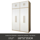 Nordic Wardrobe Simple Modern Economy Assembly Two-door Board Simple Custom Small Bedroom Wardrobe