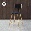 SEVEN Nordic Bar Chair Simple Modern Bar Chair High Stool Family Back High Chair Dining Chair Net