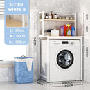 PYGH Washing Machine Rack Flip Washing Machine Bathroom Storage Rack Toilet Storage Rack