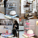 Oversized Cat Cage Cat Villa 1/2/3 Storey Large Family Indoor Cat House Cat Cage Pet cages