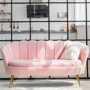 Nordic Flannel Sofa Home Living Room Bedroom Modern Simple Light Luxury Lazy Sofa 1/2/3 Seater Light