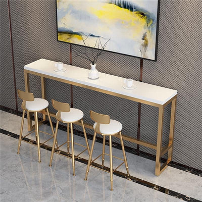 High Foot Simple Nordic Bar Table Against The Wall Narrow Table Bar Table And Chair Living Table