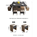 YOOKE Coffee Table With Wheels Mobile Multifunctional Folding Dining Table With Chair Nordic