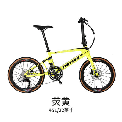 Twitter F451 Carbon Fiber Road Bike 22 Inch BMX Bike Double Oil Disc Brake Lightweight And Easy To