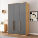 Wardrobe 2/3/4 Door Wardrobe Bedroom Light Luxury Nordic Style Wooden Wardrobe Storage Open Wardrobe