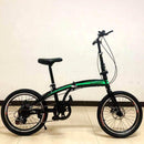 U8 Foldable Bicycle 20-inch Disc Brake 7 Speed Variable Speed High Carbon Steel Frame Student Adult