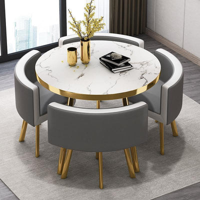 Dining Table Dining Table Set Light Luxury Dining Table and Chair Small Round Table OfficeTable and