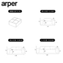 Arper Nordic Light Luxury Sofa Leather Waterproof Living Room Latex Sofa Italian Technology Fabric