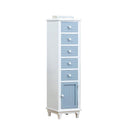 Seamless Solid Wood Storage Bedroom Simple Bedside Table Ultra Narrow-band Door Chest of Drawers