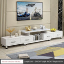 Side A Few Simple European-style Coffee Table Tv Cabinet Combination Of Nordic Solid Wood Rounded