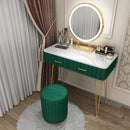 SEVEN Kiwifruit Nordic Dressing Table Bedroom Modern Simple Net Red Ins Style Marble Dressing Table