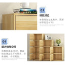 AUSITUR Simple Bookshelf Locker Bookcase Small Children's Minimalist Storage Cabinet for Balcony