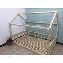 Nordic Children's Bed Floor-to-ceiling Bed 5 X 5cm Wooden Frame House Bed Custom-made Shake Sound