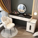 YICHANG LED Nordic Dressing Table Network Red Make Up Table Small Family Bedroom Modern Simple Wood