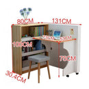 SENBIJU Creative Children's Desk Rotating Folding Table Bookcase Combination One Writing Simple