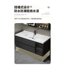 LAL Modern Simple Bathroom Cabinet Bathroom Ceramic Integrated Washstand, Wash Face Light Luxury