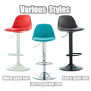 Bar Chair Bar Stool Rotary High Back Adjustable Height Fashionable Pu Cushion Dining Chair