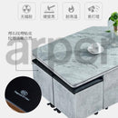 Arper Foldable Coffee Table Marble Blister Folding Tempered Glass Side Table Household Folding