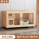 HOOPET Cat Cage Solid Wood Villa Pot Cage Super Large Luxury Cabinet Nest Kitten Double Deck Three