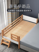 Baby Bed Widened Bedside Solid Wood Children's Crib Stitching Big Bed Children's Single Bed