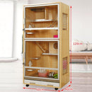 RUNPET Chinchilla Cabinet Super Large Solid Wood Ecological Board Chinchilla Villa Pet Products Cage