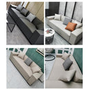 Arper Nordic Light Luxury Sofa Leather Waterproof Living Room Latex Sofa Italian Technology Fabric