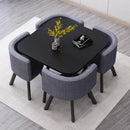 (MUWU) Simple Negotiation Stoic Table and Chair Combination 4 People Leisure Creative Reception Net