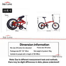 [SG READY STOCK] 20 Inch Foldable Bicycle 7-speed Variable Speed Bicycle High-carbon Steel Folding