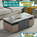 ARPER Foldable Coffee Table Marble Blister Folding Tempered Glass Side Table Household Dining Table