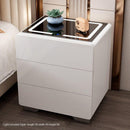 Smart Table Modern Locker Nordic Bedroom Multi-functional Bedside Small White Paint Simple Cabinet