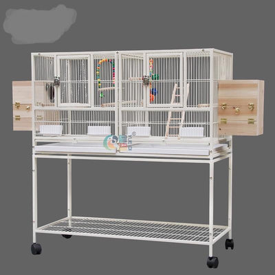 RUNPET Large Bird Cage Parrot Breeding Cage Large Space Birdcage