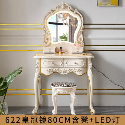 European Style Dressing Table Light Luxury Dressing Table Modern Simple Bedroom Net Red Small Family