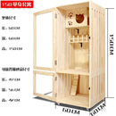 Cat Villa Cat House Pet Villa Four Seasons Universal Solid Wood Nest Closed Luxury Apartment