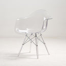 Dining 2021 Chair Transparent Nordic Stylish Table Simple Plastic Creative Casual Pc Coffee